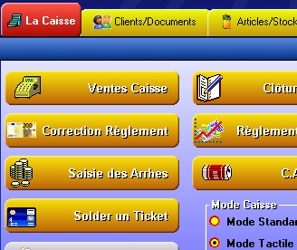 logiciel de caisse gestmag 2005 : les options de caisse
